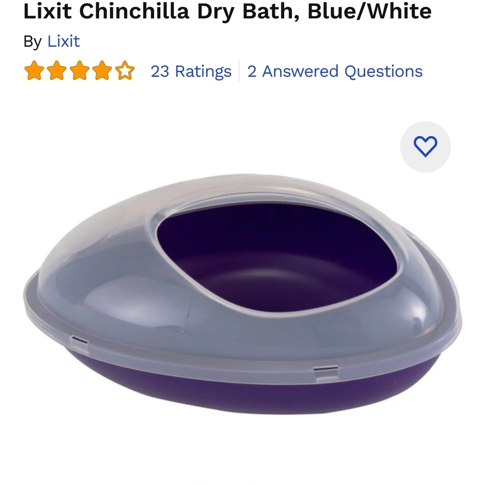 Chinchilla Dust Bath